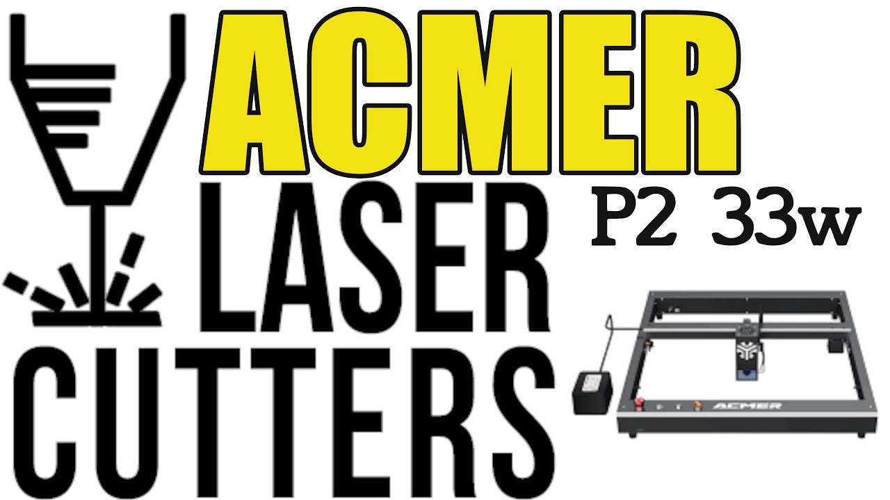 Insane, learn to cut art in a day! Acmer p2 33w laser Review
