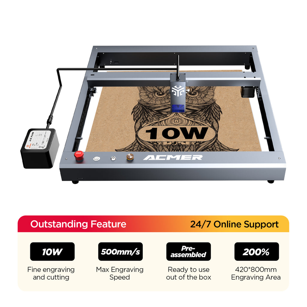 ACMER P2 10W Laser Engraver Cutting Machine